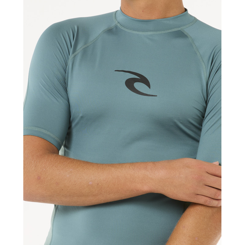 Lycra Manches Courtes Rip Curl Homme Waves Perf UPF50