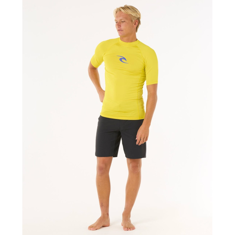 Lycra Manches Courtes Rip Curl Homme Waves Perf UPF50