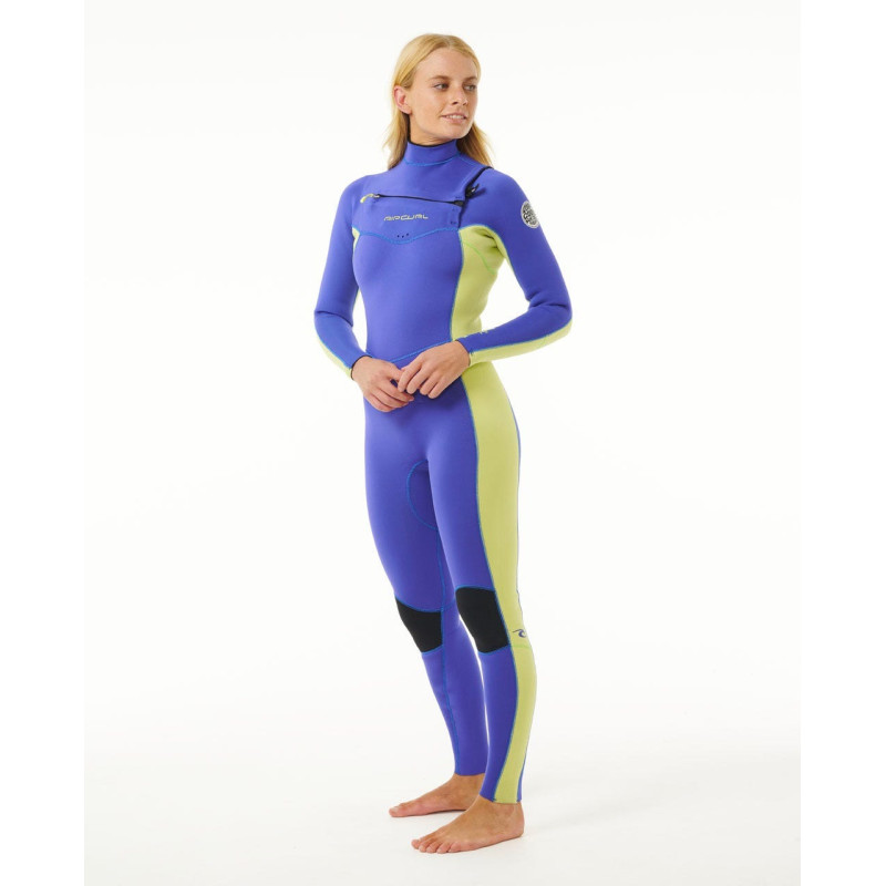 Combinaison de Surf 3/2 Rip Curl Femme Dawn Patrol Performance Chest Zip
