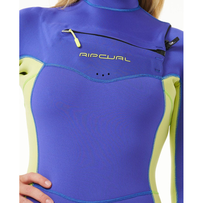 Combinaison de Surf 3/2 Rip Curl Femme Dawn Patrol Performance Chest Zip
