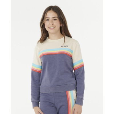 Sweat Fille Rip Curl Surf Revival - Oatmeal Marle