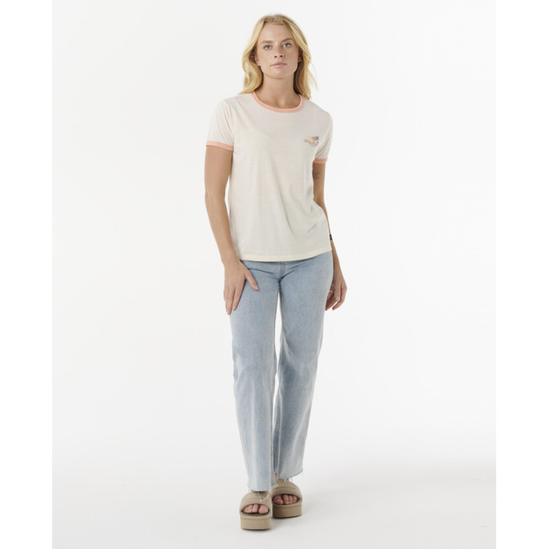 T-Shirt Rip Curl Swell Lines Ringer