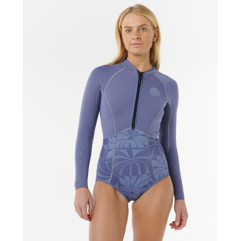 Combinaison De Surf Shorty Rip Curl Femme G Bomb 1.5mm Manches Longues