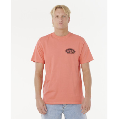 T-Shirt Rip Curl Raw Energy De Oval - Bone