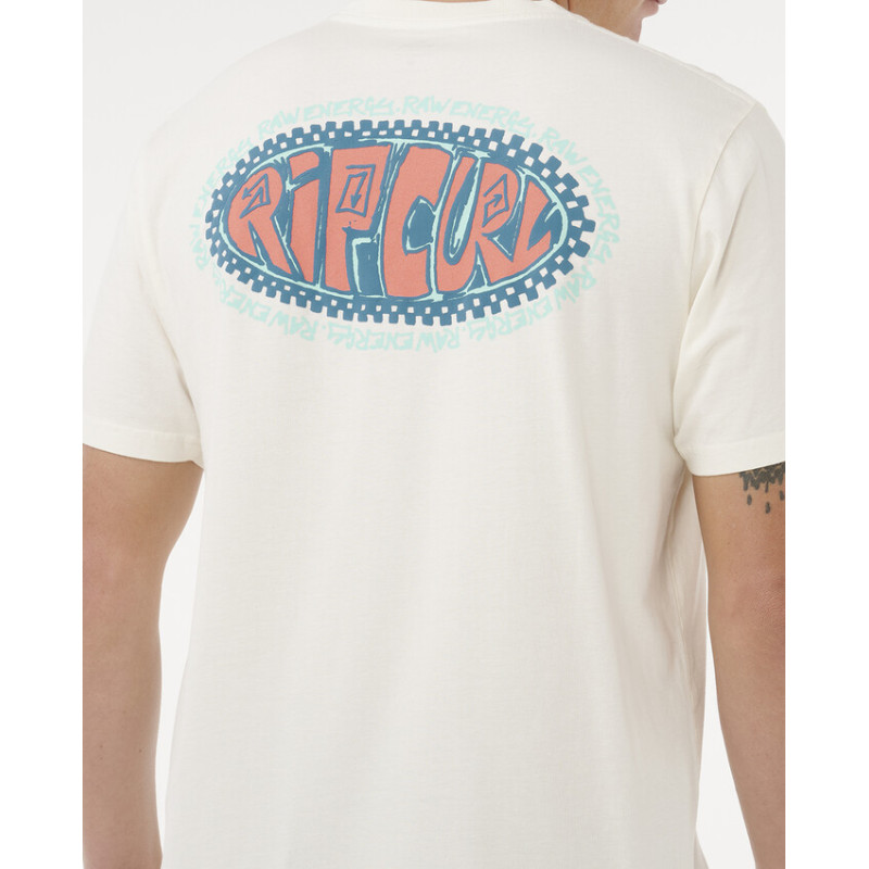 T-Shirt Rip Curl Raw Energy De Oval