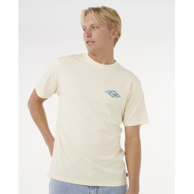 T-Shirt Rip Curl Legacy - Lemon Ice