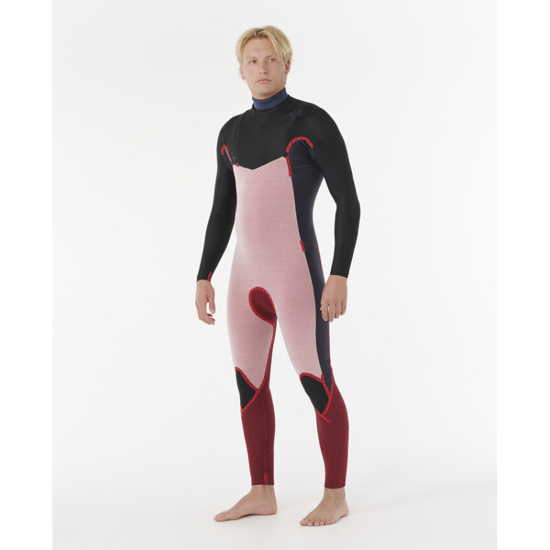 Combinaison de Surf 4/3 Rip Curl Homme Dawn Patrol Chest Zip