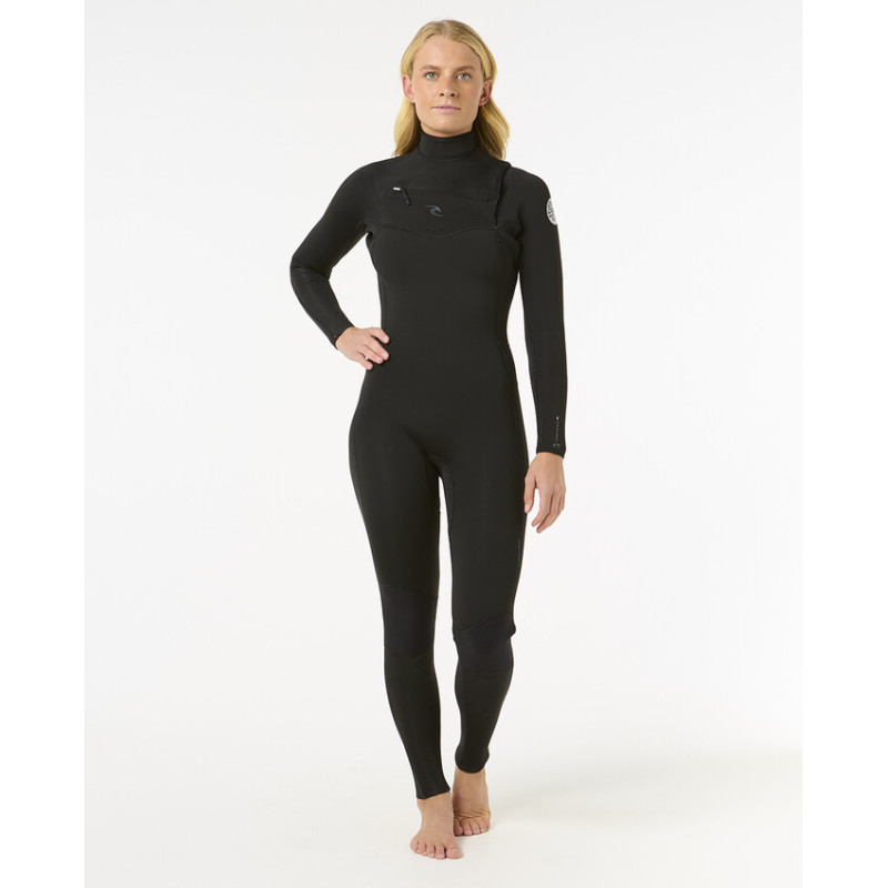 Combinaison de Surf 3/2 Rip Curl Femme Dawn Patrol Chest Zip