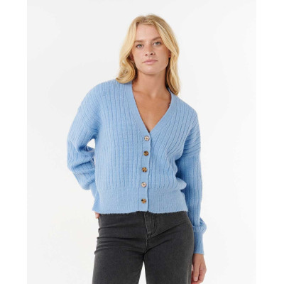 Pull Rip Curl Afterglow Cardi - Mid Blue