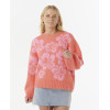 Pull Rip Curl Hibiscus Heat Jacquard Crew