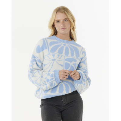 Pull Rip Curl AOTS Ty Williams Jacquard Crew - Blue