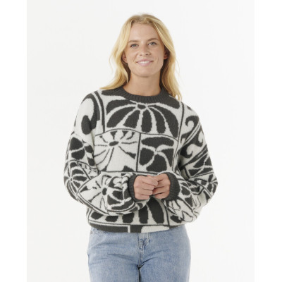 Pull Rip Curl AOTS Ty Williams Jacquard Crew - Black