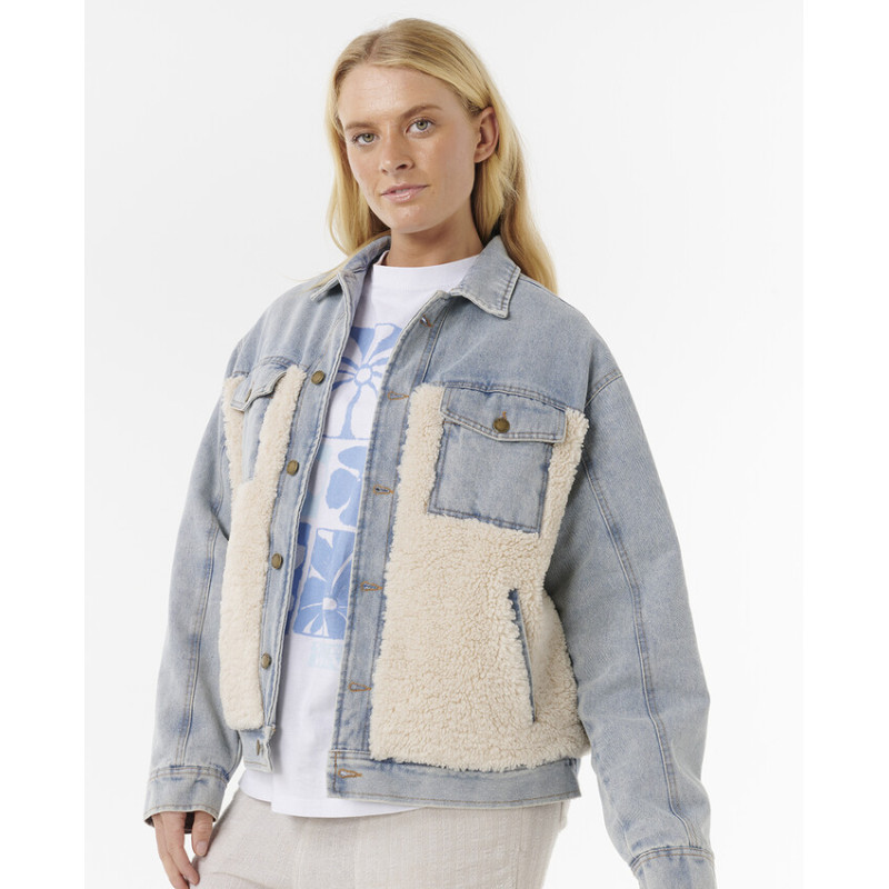 Veste en Jean Rip Curl Cruisin Sherpa