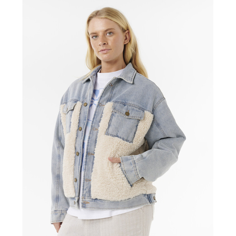 Veste en Jean Rip Curl Cruisin Sherpa