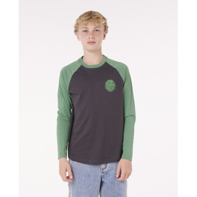 T-Shirt manches longues Enfant Rip Curl Wettie Icon  - Green