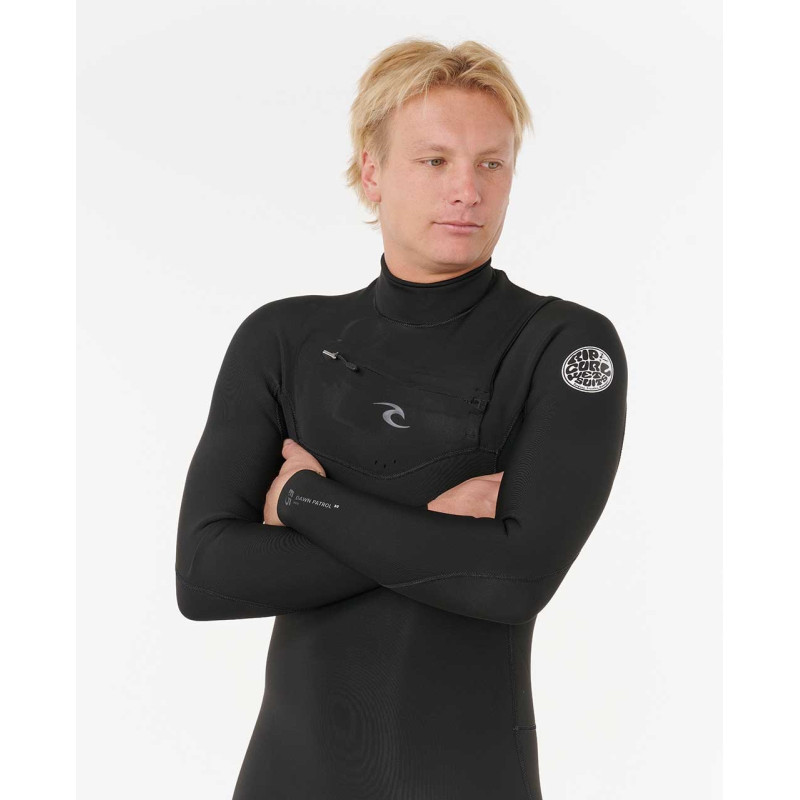 Combinaison de Surf 3/2 Rip Curl Homme Dawn Patrol Pro Chest Zip