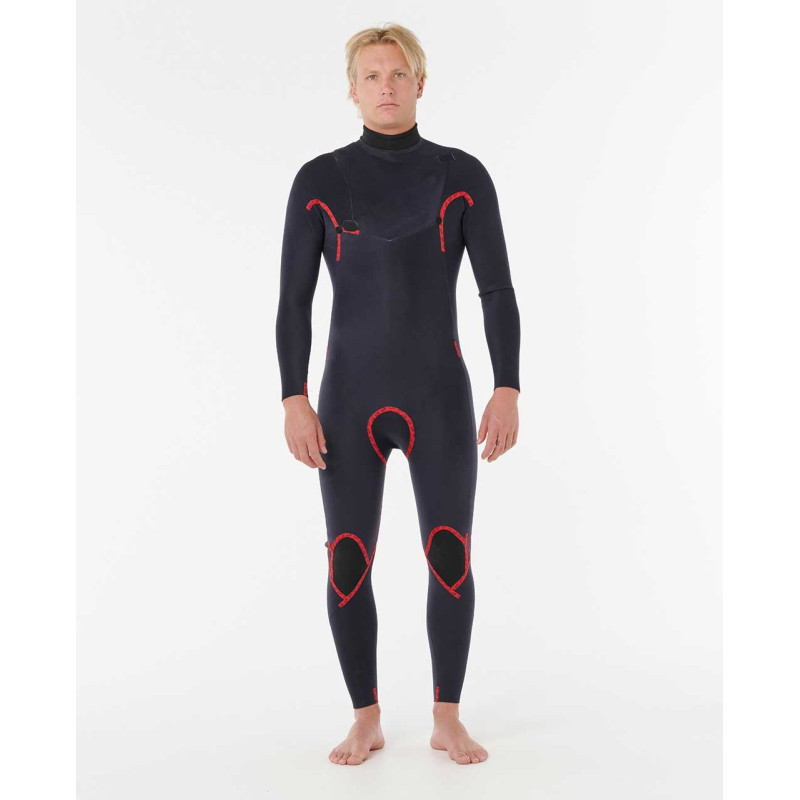 Combinaison de Surf 3/2 Rip Curl Homme Dawn Patrol Pro Chest Zip