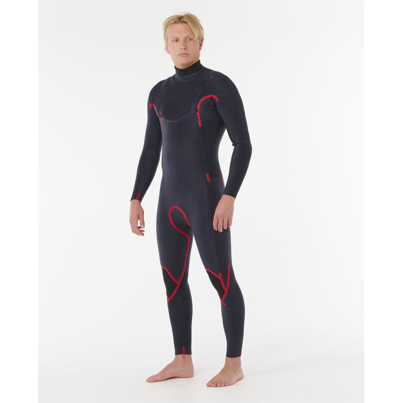 Combinaison de Surf 3/2 Rip Curl Homme Dawn Patrol Pro Chest Zip