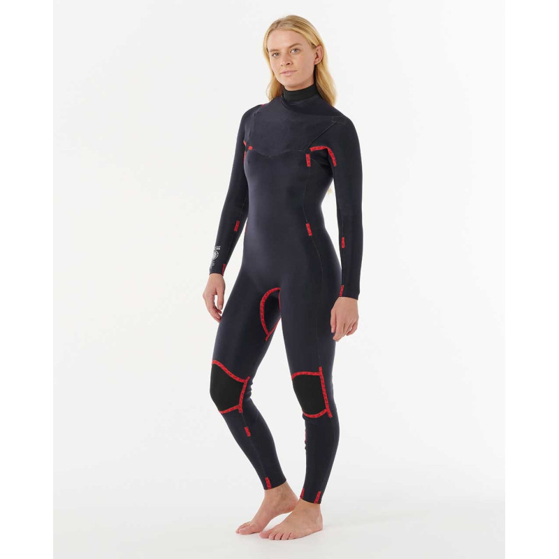 Combinaison de Surf 4/3 Rip Curl Femme Dawn Patrol Pro Chest Zip