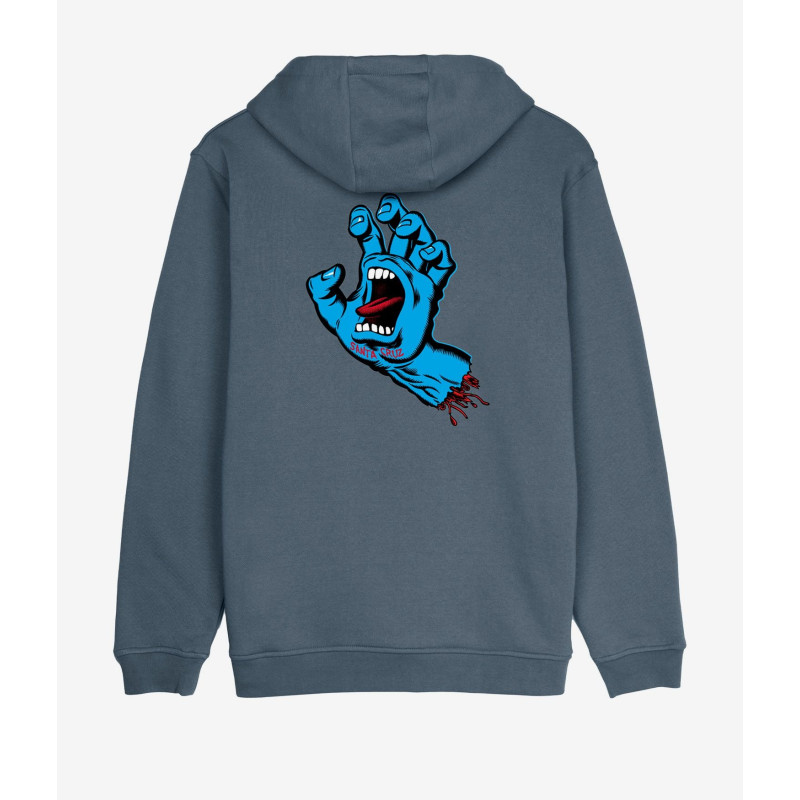 Sweat à Capuche Santa Cruz Screaming Hand Chest 