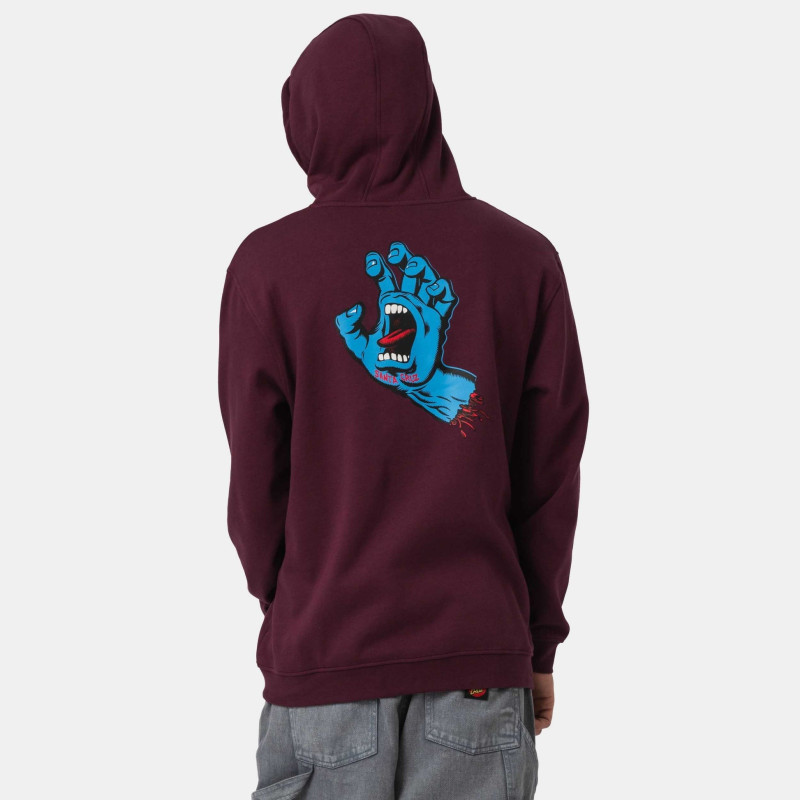 Sweat à Capuche Santa Cruz Screaming Hand Chest 
