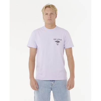 T-Shirt Rip Curl Fade Out Icon - Iced Lavender