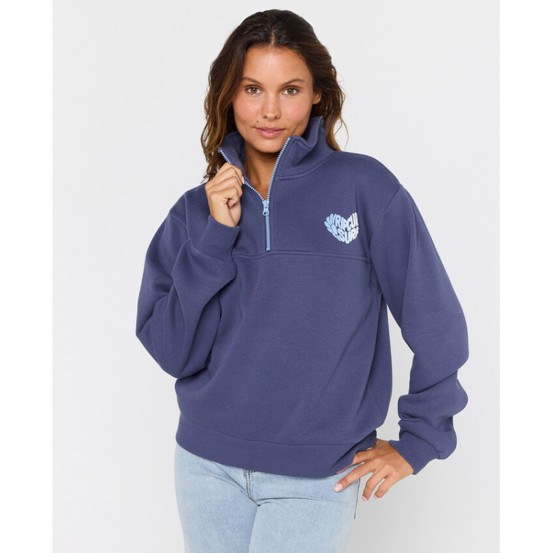 Sweat 1/4 Zip Rip Curl Half
