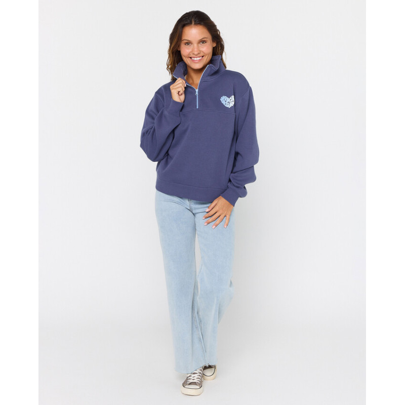 Sweat 1/4 Zip Rip Curl Half