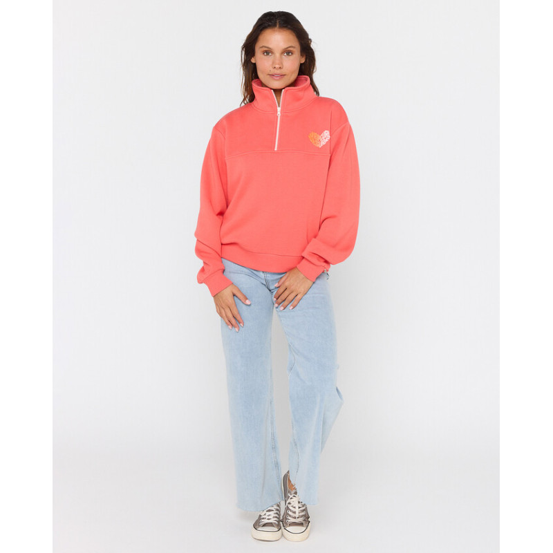 Sweat 1/4 Zip Rip Curl Half