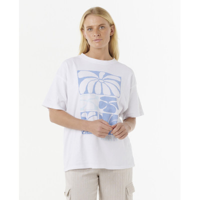 T-Shirt Rip Curl Oceanic Heritage - Optical White