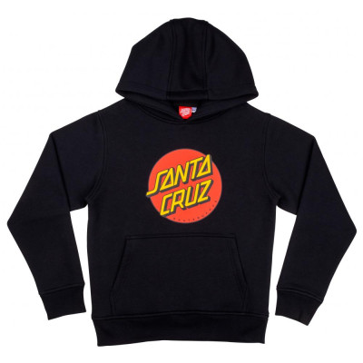 Sweat à Capuche Santa Cruz Enfant Classic Dot - Black