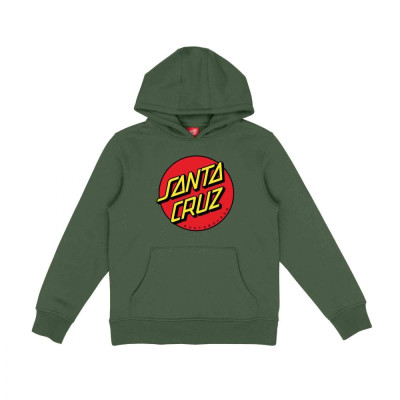 Sweat à Capuche Santa Cruz Enfant Classic Dot - Moss