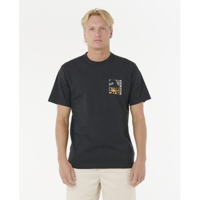 T-Shirt Rip Curl AOTS Ty Williams Coastlin - Black