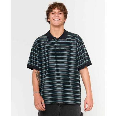 Polo Rip Curl Raw Burst - Black