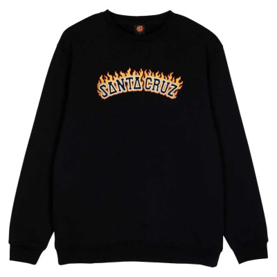 Sweat Santa Cruz Burnt Collegiate - Black