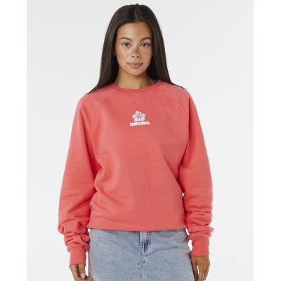Sweat Rip Curl Luxe Surf Raglan Relaxed  - Watermelon