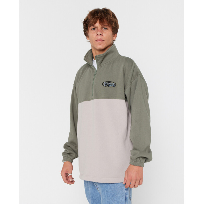 Sweat 1/4 Zip Rip Curl Heritage Oval