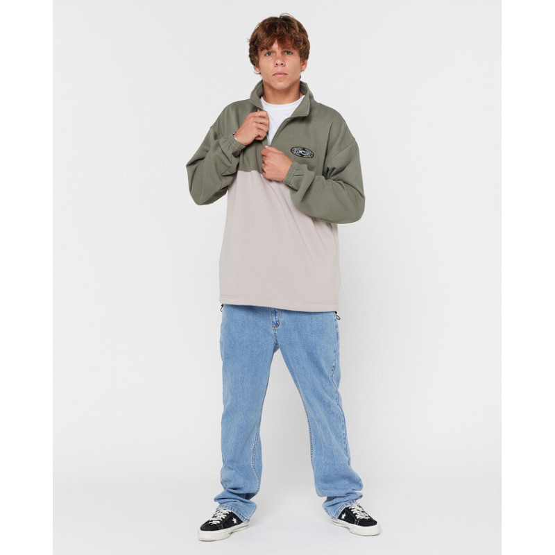 Sweat 1/4 Zip Rip Curl Heritage Oval