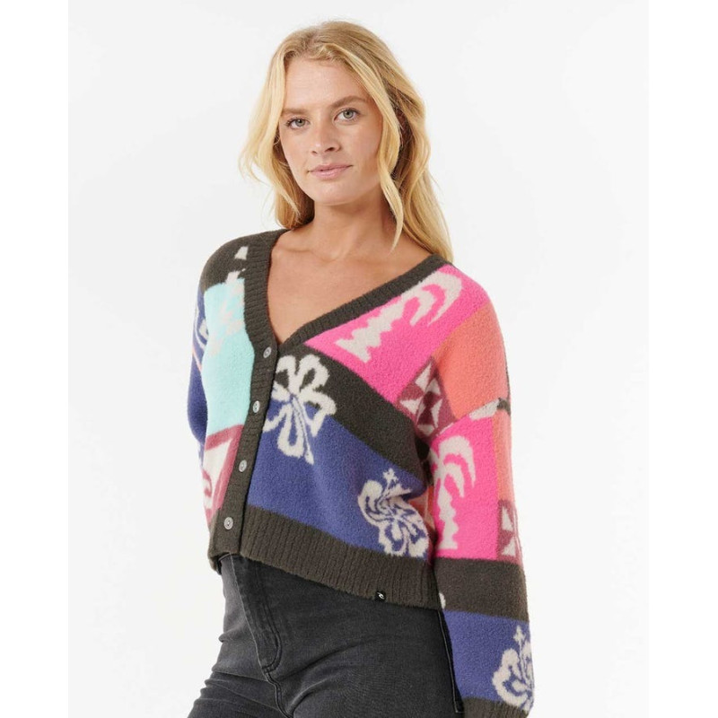 Sweat Rip Curl Cardigan Jacquard Keepsakes 