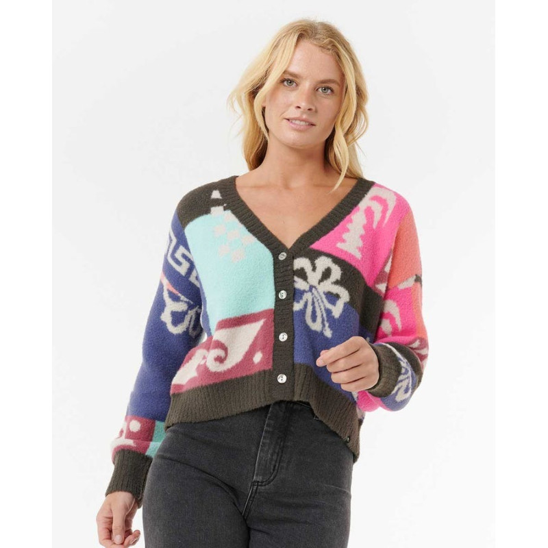 Sweat Rip Curl Cardigan Jacquard Keepsakes 