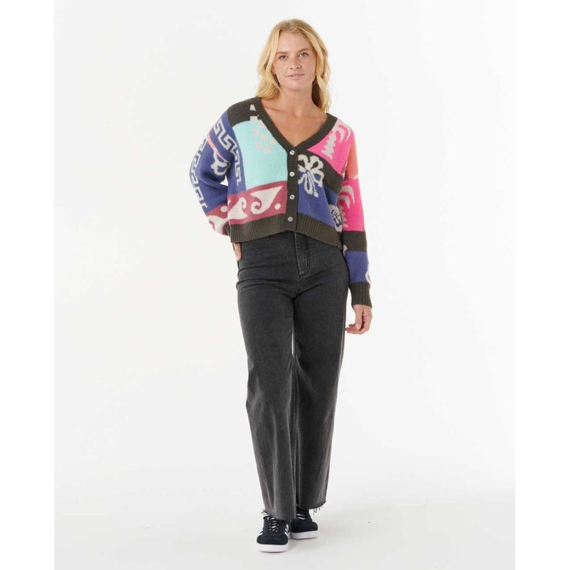 Sweat Rip Curl Cardigan Jacquard Keepsakes 