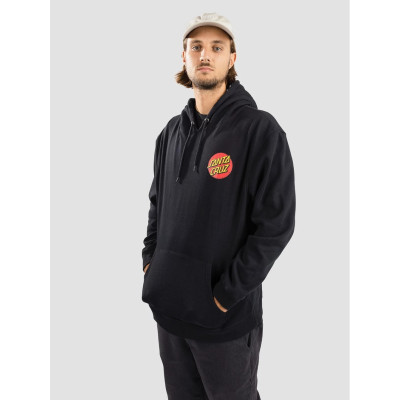 Sweat à Capuche Santa Cruz Classic Dot Chest - Black