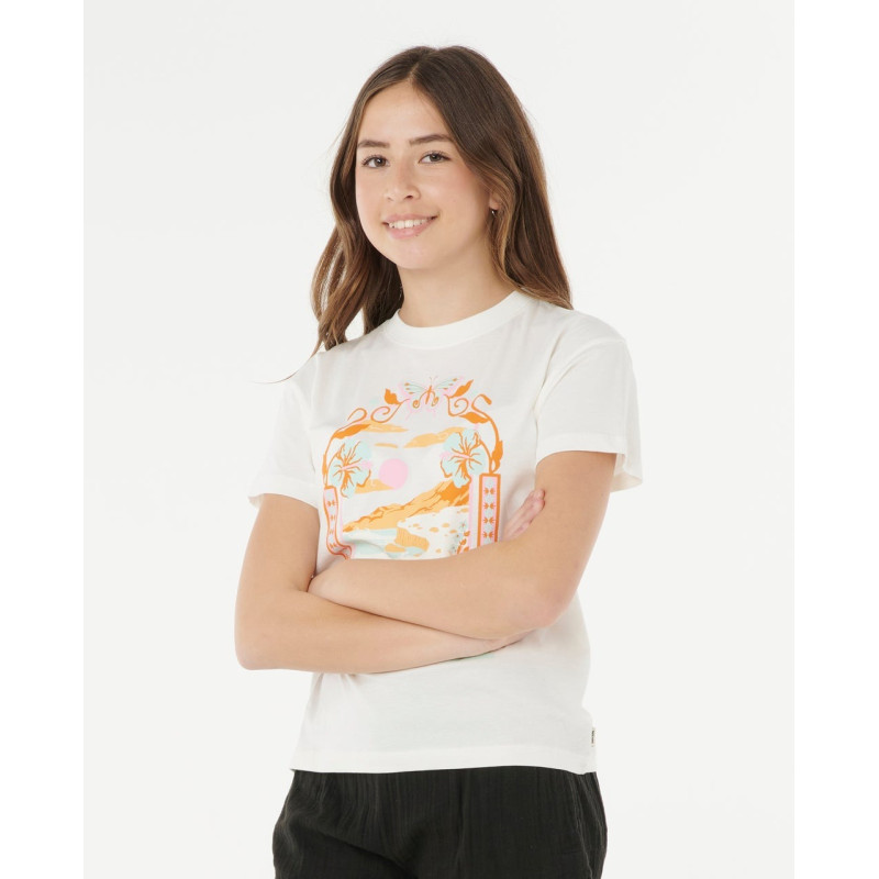 T-Shirt Fille Rip Curl Sunset Skies