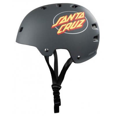 Casque de Skate Bullet x Santa Cruz Oval Dot - Matte Charcoal