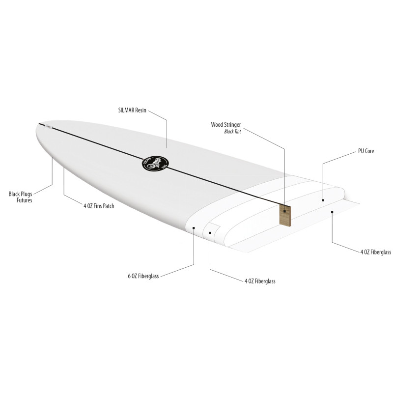 Planche de Surf Phoenix Mide Tide