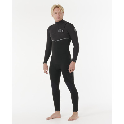 Combinaison de Surf 4/3 Rip Curl Homme E Bomb Zip Free - Black