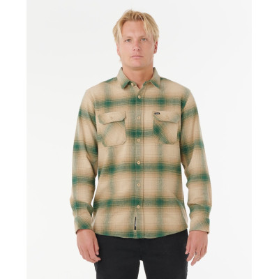 Chemise Rip Curl Count Flannel - Khaki Rock