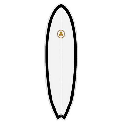 Planche de Surf Al Merrick G Skate FCSII Color - Black - 5'8