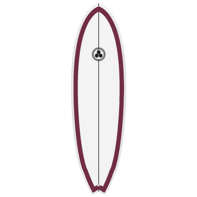 Planche de Surf Al Merrick G Skate Futures Color - Burgundy - 5'9
