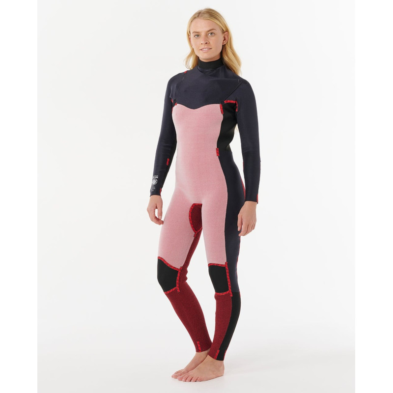 Combinaison de Surf 4/3 Rip Curl Femme Dawn Patrol Chest Zip